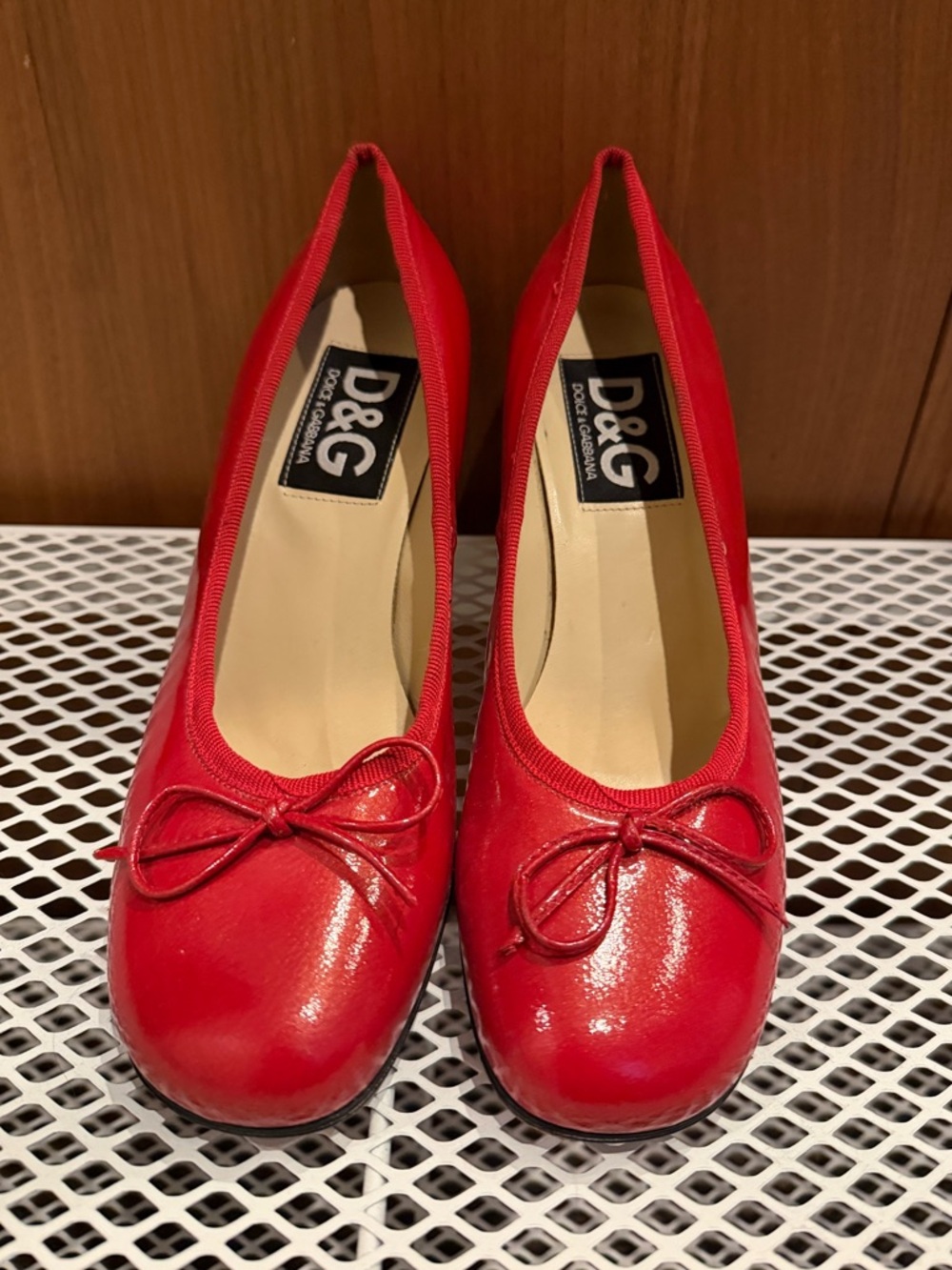 Dolce & Gabbana Red Patent Pumps